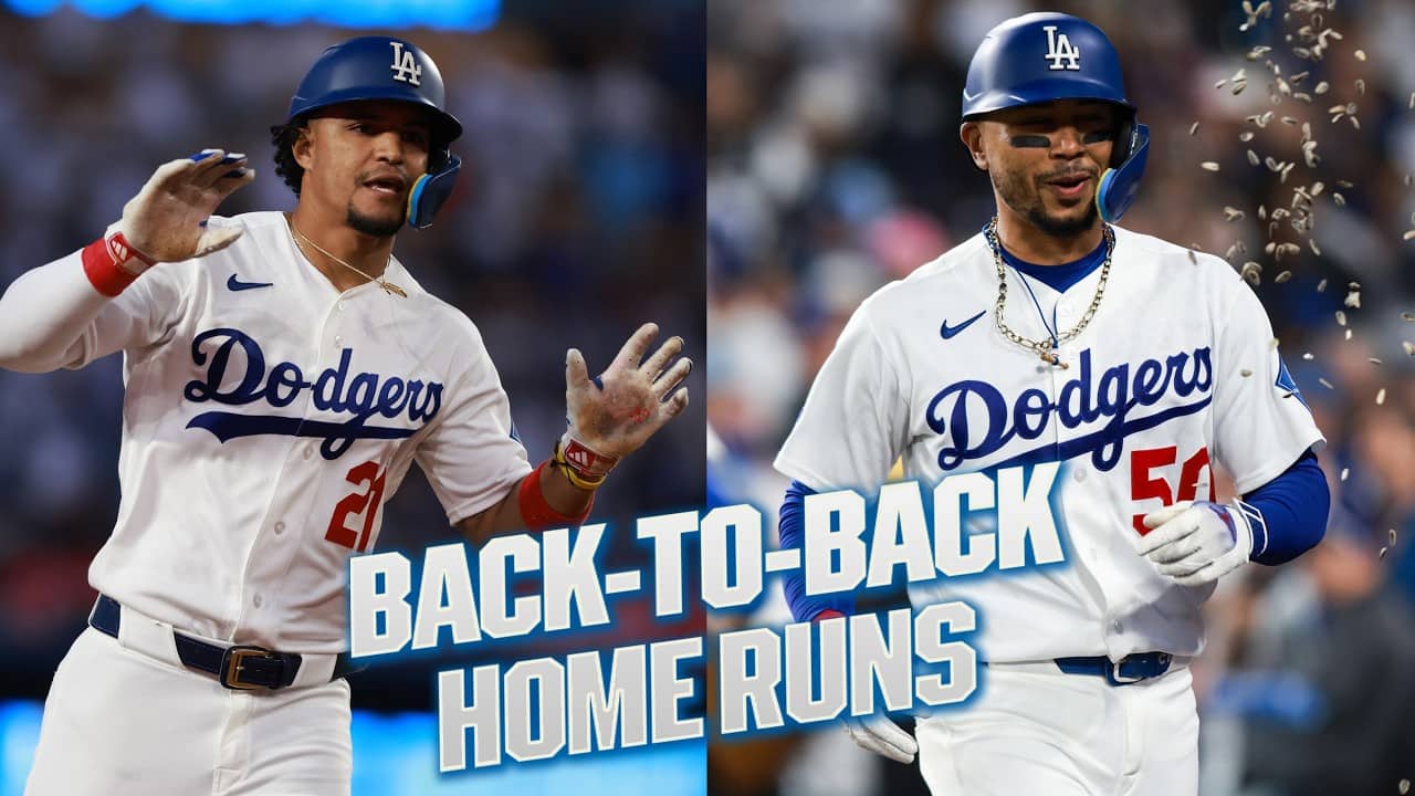 Dodgers go back-to-back! 😮‍💨 Mookie Betts hits his 1st home run since returning from the IL! 💪