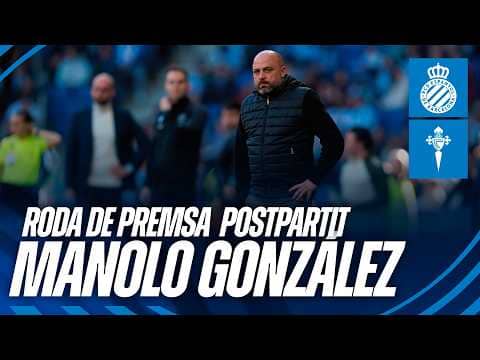 🎥 Roda de premsa de Manolo González | #EspanyolCelta