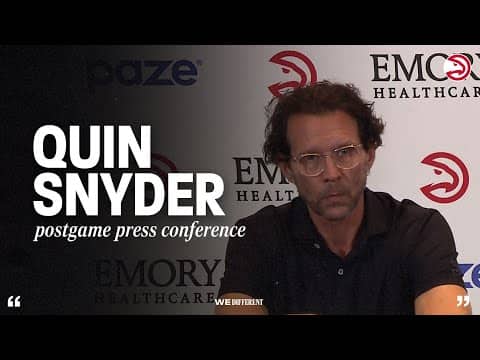 Hawks vs. Nuggets Postgame Press Conference: Quin Snyder