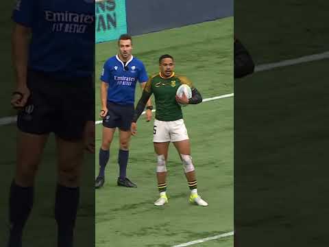 QUICK FEET from the Blitzboks 💨 #Rugby #HSBCSVNS #Shorts