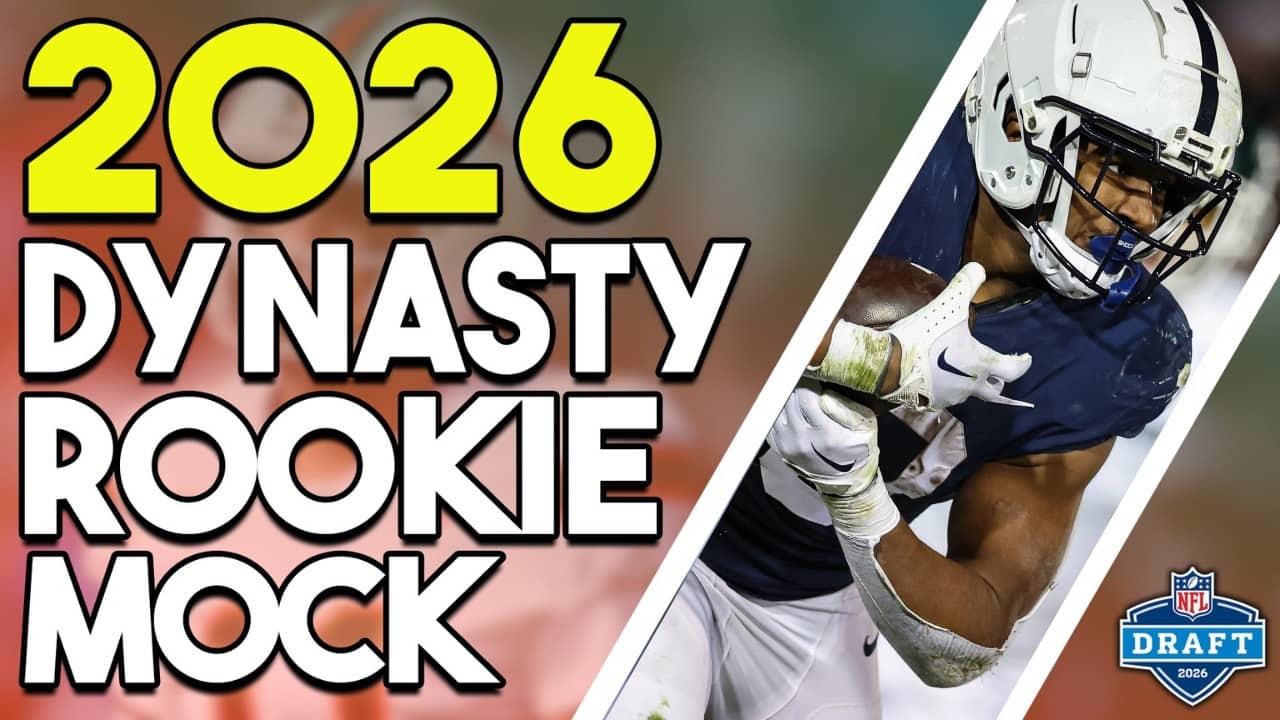Dynasty Takeaways Community Mock: 2026 SF Rookie Mock Draft | 12-Tm SF | .15 PPC + 1.75  TE Premium