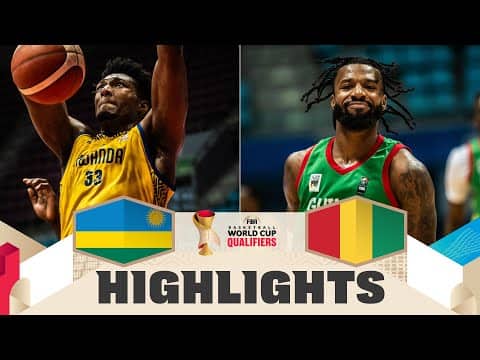 Rwanda 🇷🇼 v Guinea 🇬🇳 | Highlights | FIBA Basketball World Cup 2027 African Qualifiers
