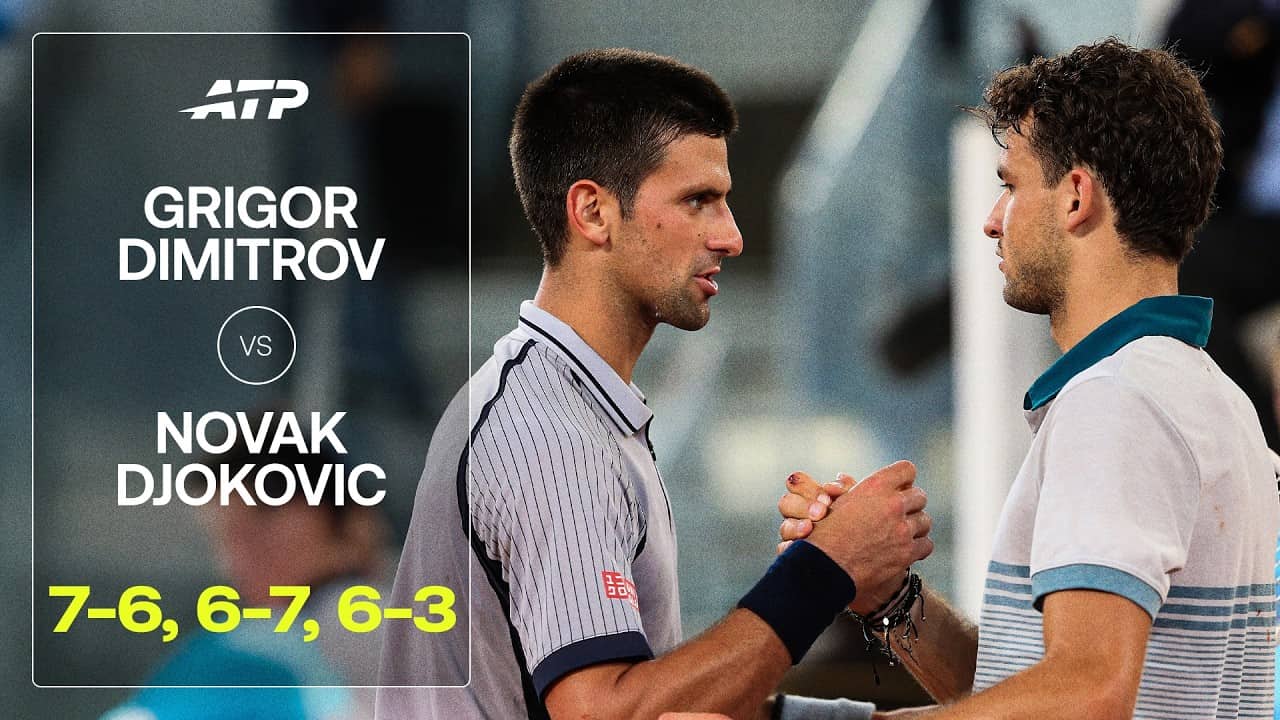 Grigor Dimitrov's Breakthough vs Novak Djokovic | Madrid 2013 Highlights
