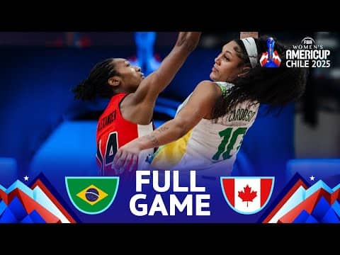 Brazil v Canada | Full Basketball Game | FIBA Women's AmeriCup 2025