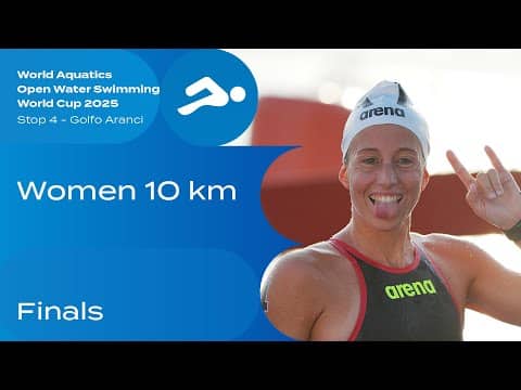 Women 10km | Open Water Swimming World Cup 2025 | Golfo Aranci