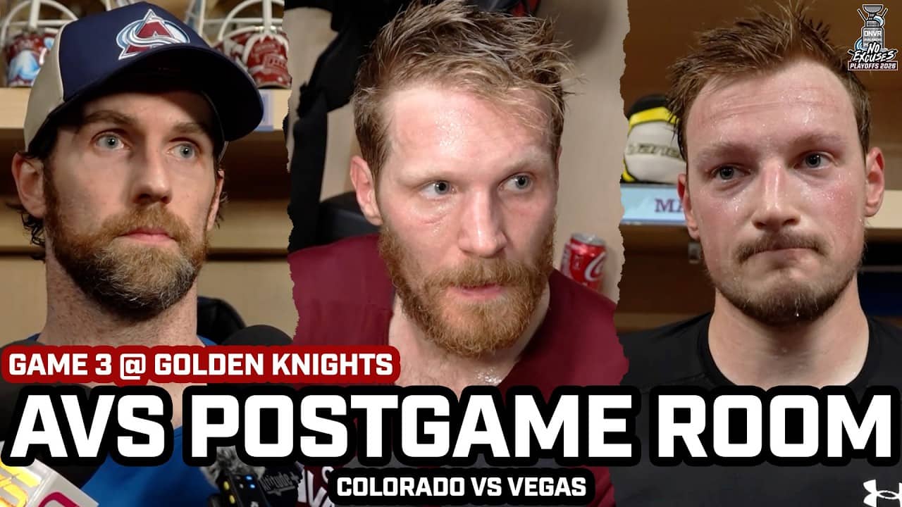 Cale Makar & Avs HONEST After CHOKING 3-0 Lead in Game 3 @ Vegas to Go Down 3-0 in Series