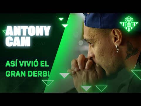 Así vivió ANTONY la victoria en #ElGranDerbi ⚽📺 | BETIS DAY | Real BETIS Balompié