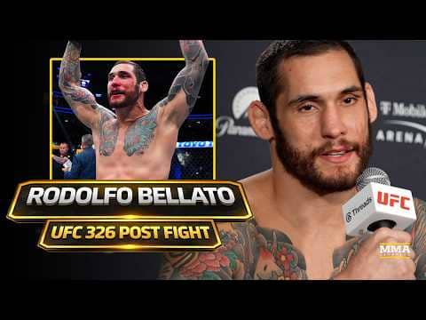 Rodolfo Bellato Reacts To KO Win Over Luke Fernandez At UFC 326 | MMA Fighting