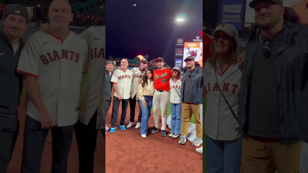Drew Cavanaugh gets his first MLB hit in front of his friends and family 🧡