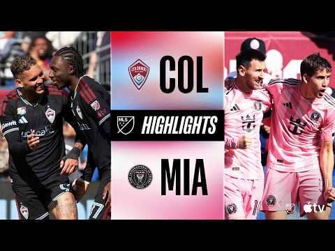 Colorado Rapids vs. Inter Miami CF | Full Match Highlights | 75,824 Fans PACK Broncos Stadium!