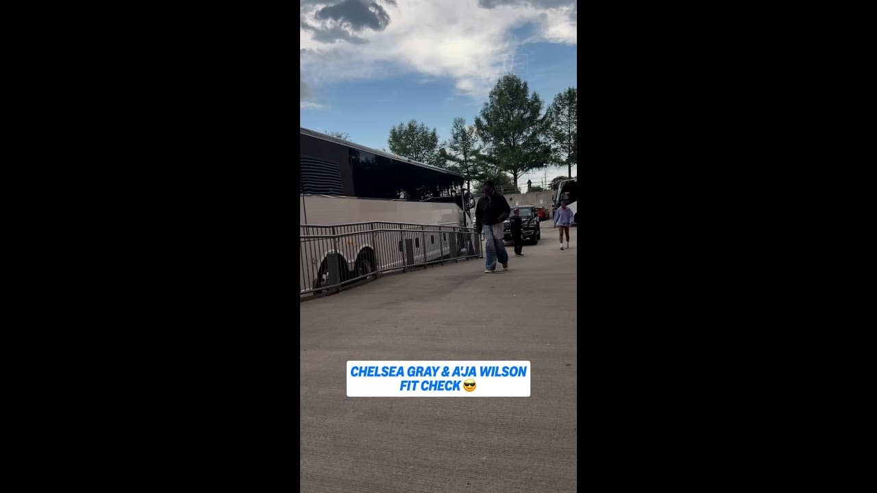 A'JA WILSON AND CHELSEA GRAY GAME DAY ARRIVAL