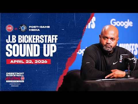 Post-Game Press Conference: J.B. Bickerstaff | Pistons vs. Magic | 04.22.26