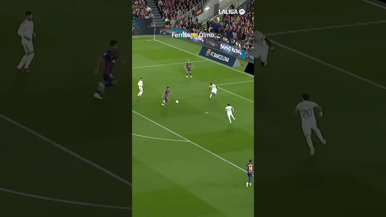 Ferran ✚ Olmo: Deadly duo 👊 #LaLigaHighlights #shorts #fcbarcelona