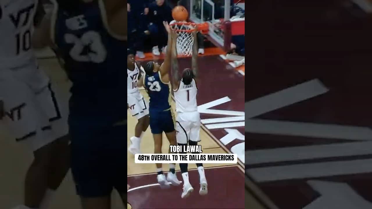 Tobi is headed to the Lone Star State 🤠 #virginiatech #nbadraft #collegebasketball #accbasketball