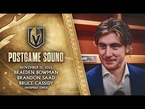 🎥 POSTGAME SOUND: Bowman, Saad & Cassidy
