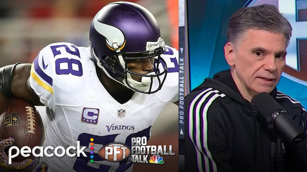 Adrian Peterson to be inducted into Vikings’ Ring of Honor | Pro Football Talk | NFL on NBC