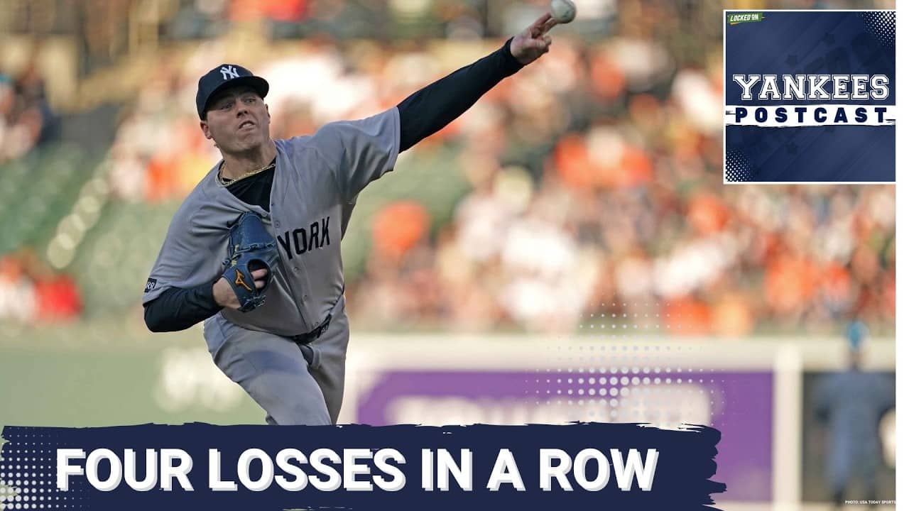 YANKEES POSTCAST: Yankees STUMBLE as offense and pitching falter in 4th Straight Loss