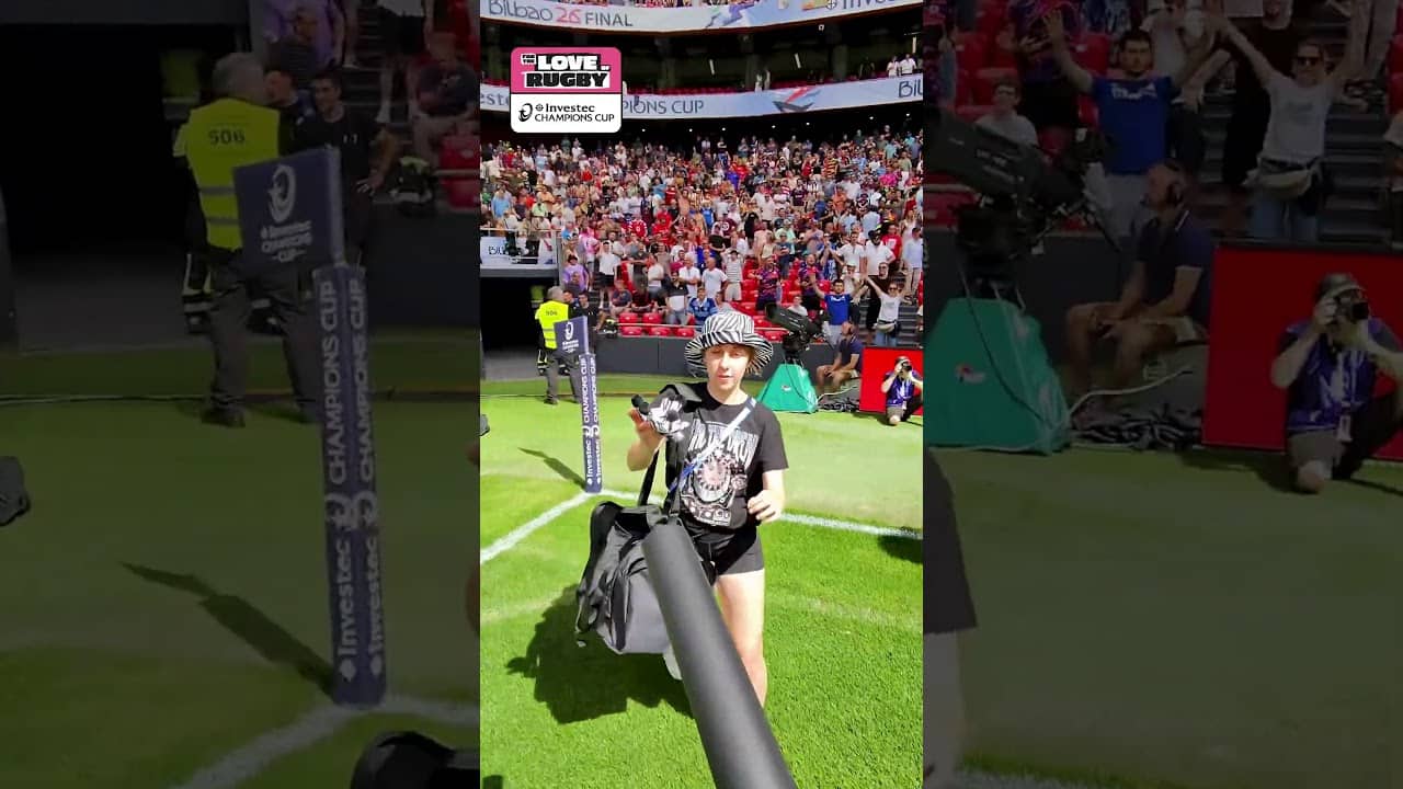 Champions Cup half-time show 🤣