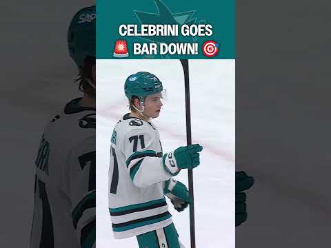 Celebrini RIPS one BAR DOWN 🔥