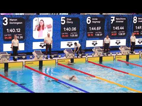 Women's 200 Back (Anna Peplowski, 2:08.96) - 2026 Bergen Swim Festival