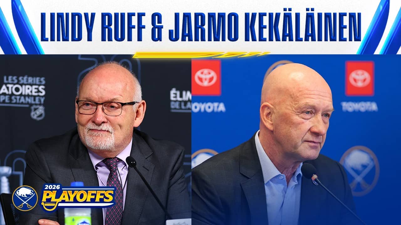 LIVE: HC Lindy Ruff & GM Jarmo Kekäläinen End-Of-Season Media Availability | May 20, 2026