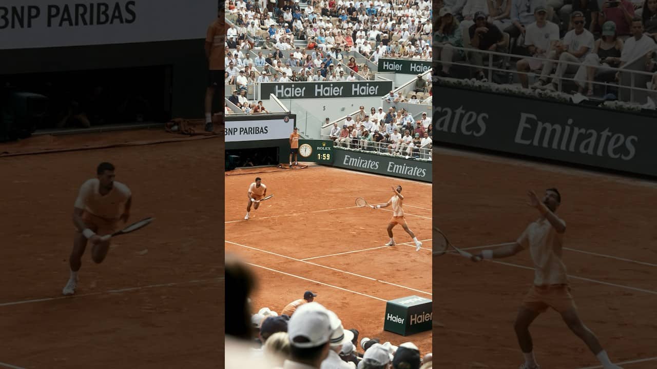 High level tennis, let’s take a closer look 🇧🇷🇷🇸