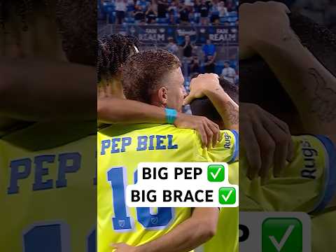 Pep Biel BIG BEAUTIFUL BRACE fuels @Charlotte.F.C 😤