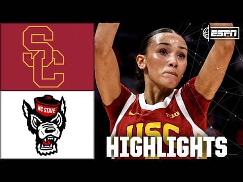 WILD FINISH 🤯 USC Trojans vs. NC State Wolfpack | Full Game Highlights | ESPN College Basketball
