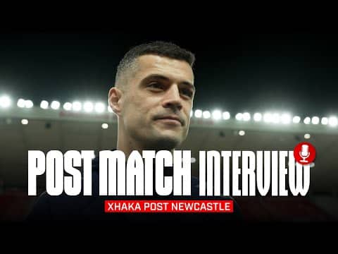 "I'm proud of this team" | Granit Xhaka On Newcastle Victory | Post Match Interview