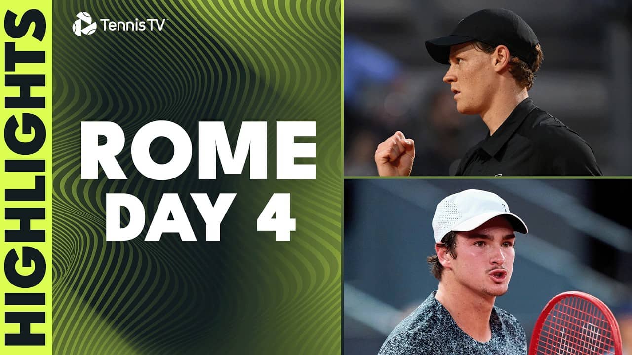 Sinner Leads The Way; Fonseca Vs Medjedovic Epic & Much More I Rome 2026 Highlights Day 4