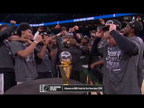 The Spurs Receive The Oscar Robertson Trophy As The 2025-26 NBA Western Conference Champions!