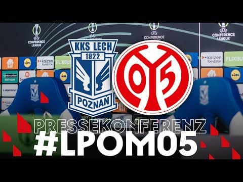 Die PK vor dem Spiel gegen KKS Lech Poznan | #LPOM05 | #05ertv | 2025/26