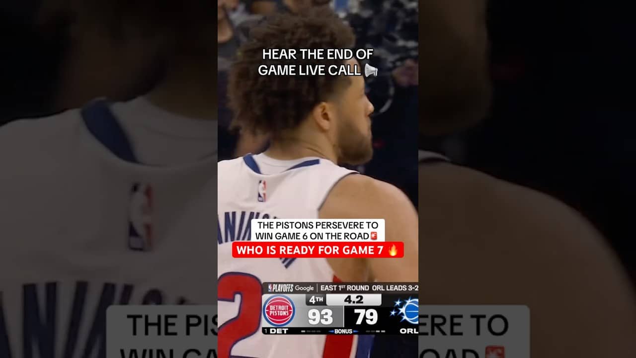 Pistons put up the largest road comeback in a postseason elimination game in the play-by-play era 🚨
