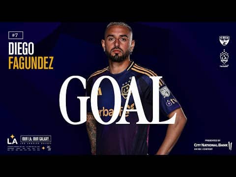 GOAL: Diego Fagundez scores banger to give LA Galaxy the lead vs. FC Dallas
