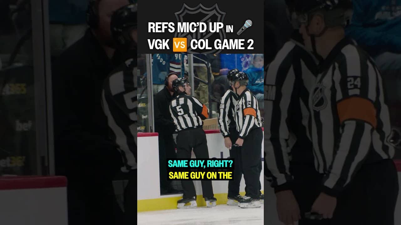 Refs MIC'D UP for WCF GAME 2 🎙️🦓
