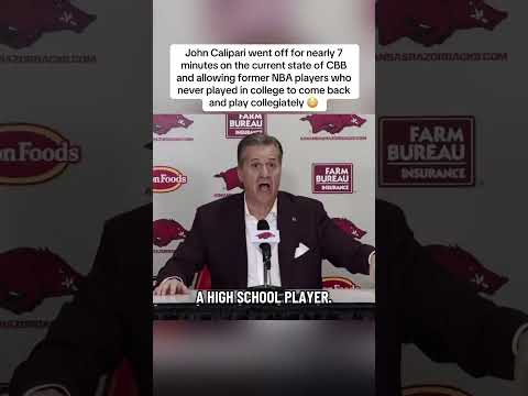 John Calipari didn’t hold back 😯 (via InsideArkansas/IG)