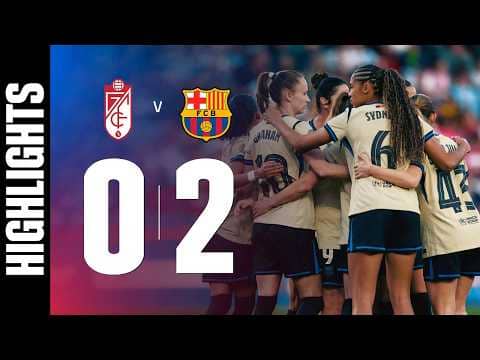 LIGA F | GRANADA 0 vs 2 FC BARCELONA 🔵🔴