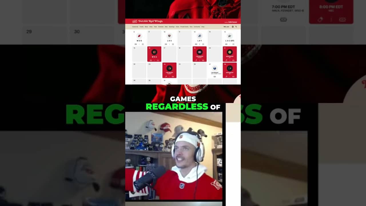 Red Wings can win with smarter play #shorts