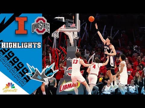 No. 13 Illinois vs. Ohio State | COLLEGE BASKETBALL HIGHLIGHTS | 12/9/25 | NBC Sports
