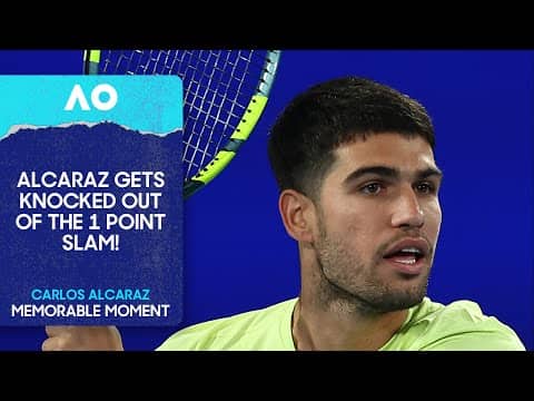 Carlos Alcaraz is KNOCKED Out by Maria Sakkari | 1 Point Slam | Australian Open 2026