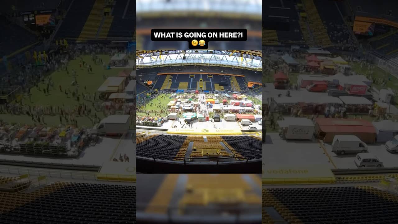 😍 Schwarzgelber Wochenmarkt auf dem heiligen Rasen im SIGNAL IDUNA PARK! 💐