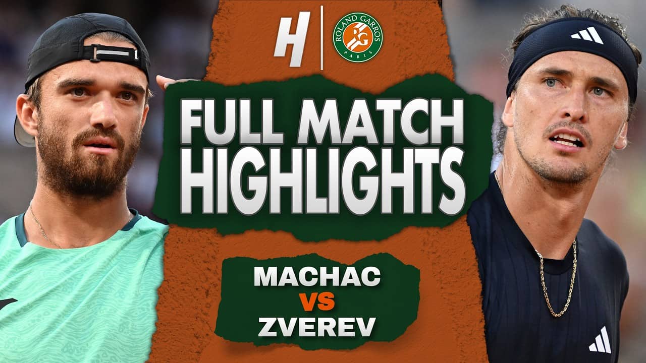 Tomas Machac vs Alexander Zverev - FULL Match Highlights | Roland Garros 2026