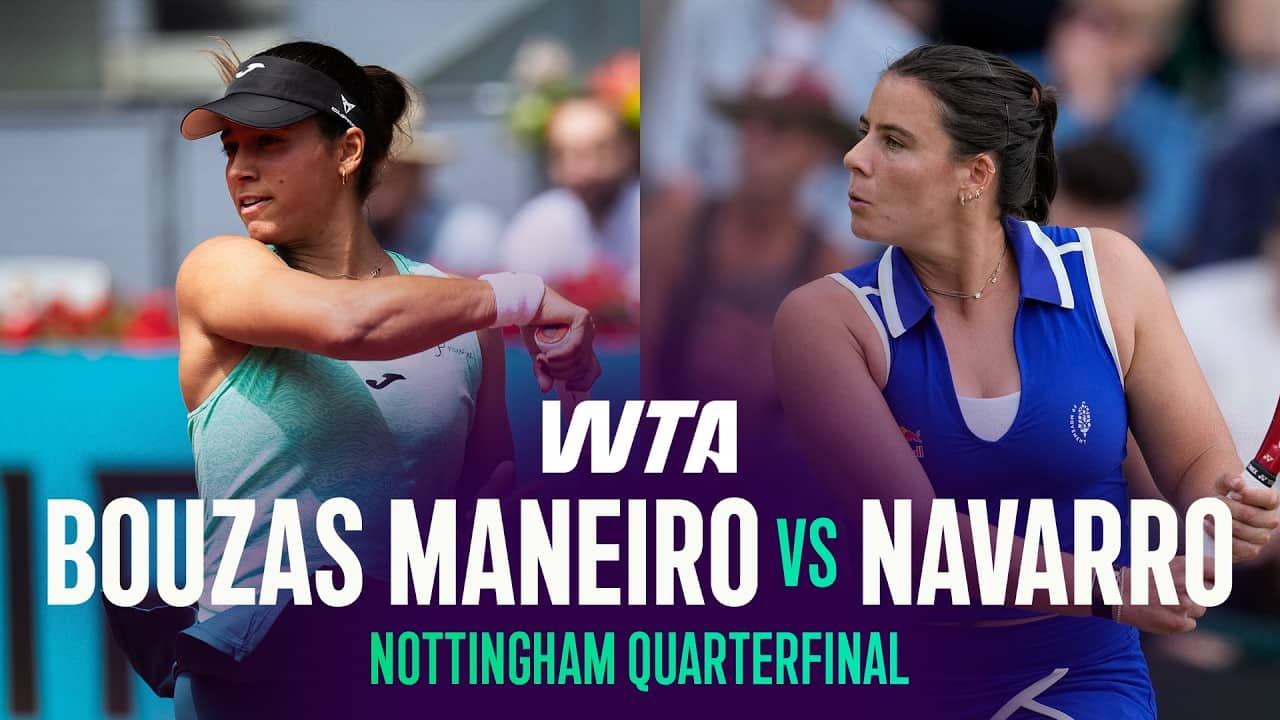 Jessica Bouzas Maneiro vs. Emma Navarro | 2026 Nottingham Quarterfinal | WTA Match Highlights