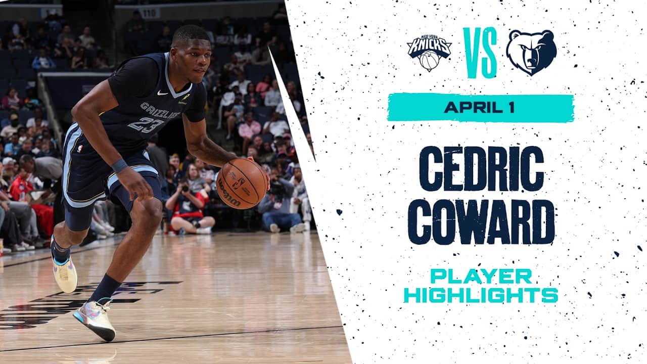 Cedric Coward Highlights vs. New York Knicks
