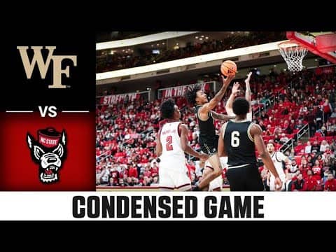 Wake Forest vs. NC State Condensed Game | 2025-26 ACC Men's Basketball