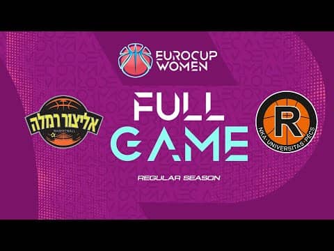 LIVE - Elitzur Ramla v NKA Universitas Pecs | EuroCup Women 2025-26 | Regular Season