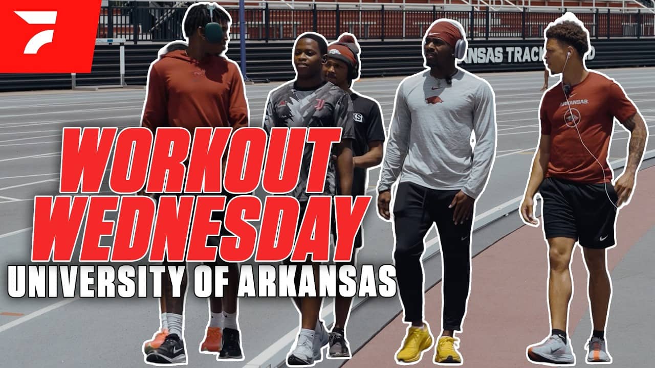 Nationals Prep with SEC Champs Jelani Watkins and the Arkansas Men | Workout Wednesday