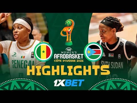 Senegal 🇸🇳 vs South Sudan 🇸🇸 | 1XBET Highlights | #AfroBasketWomen 2025