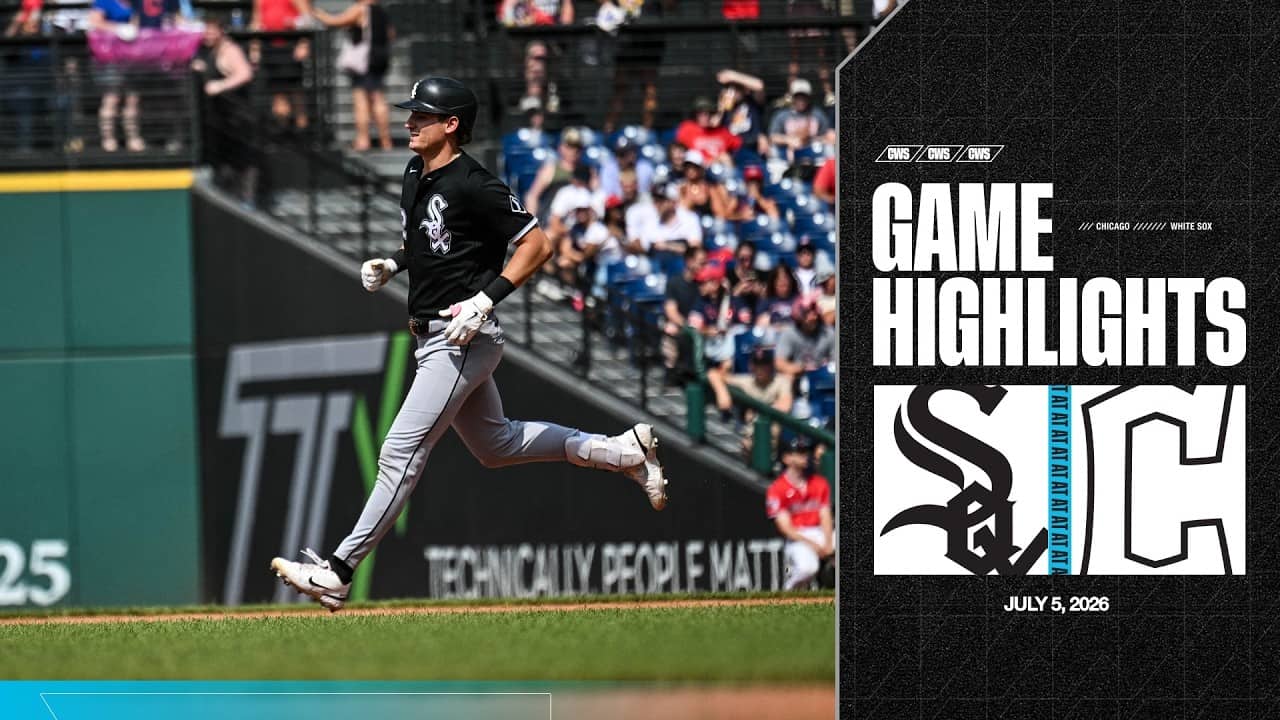 HIGHLIGHTS: White Sox Lead the AL Central After Series Split in Cleveland (7.5.26)
