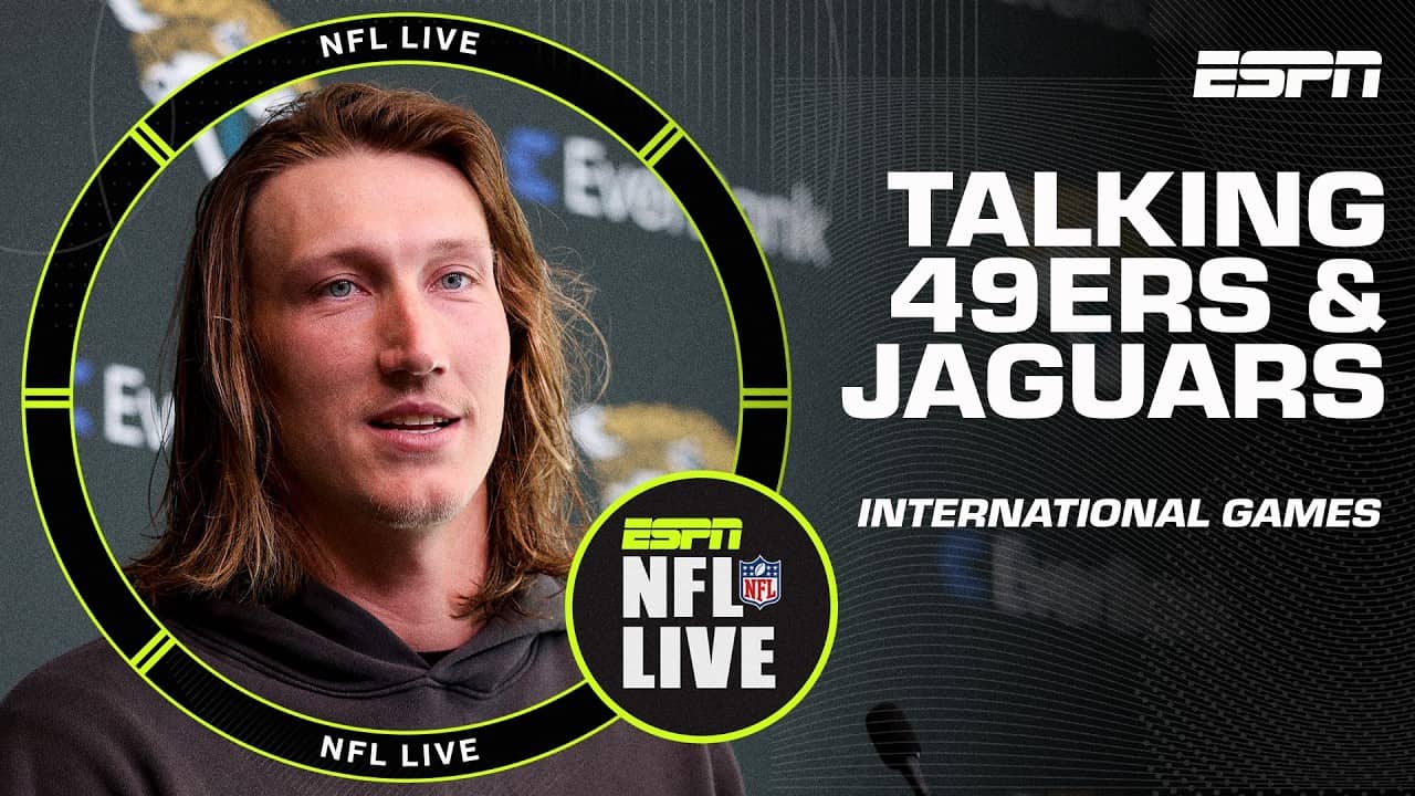 NFL playing 9️⃣ INTERNATIONAL GAMES 🌎 Discussing travel impact on the 49ers & Jaguars ✈️ | NFL Live
